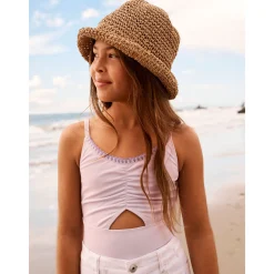 Cinched Cutout Swimsuit 5-18y