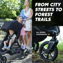 City Mini GT3 Stroller - Frosted Ivory/Black