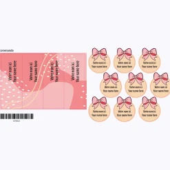 Classical Name Labels - Bows