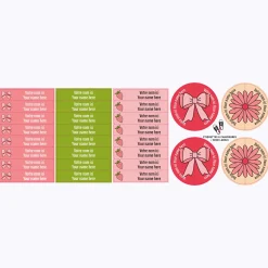 Classical Name Labels - Bows