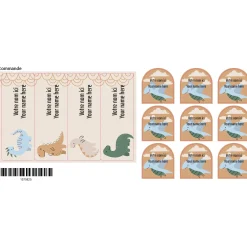 Classical Name Labels - Dinos