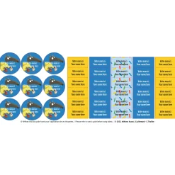 Classical Name Labels - Little Wolf