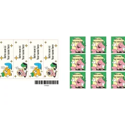 Classical Name Labels - Retro