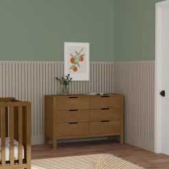 Colby 6-Drawer Double Dresser - Walnut