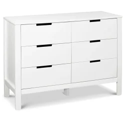 Colby 6-Drawer Double Dresser - White
