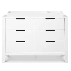Colby 6-Drawer Double Dresser - White