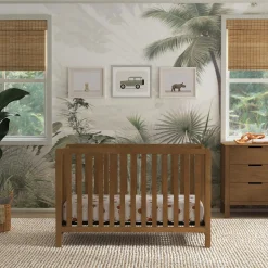 Colby 4-in-1 Convertible Crib - Walnut