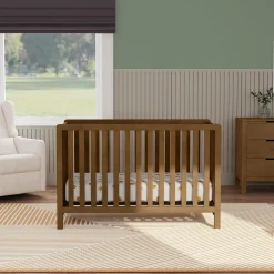 Colby 4-in-1 Convertible Crib - Walnut