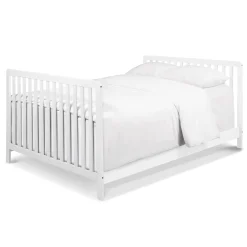Colby 4-in-1 Convertible Crib with Trundle Drawer - White