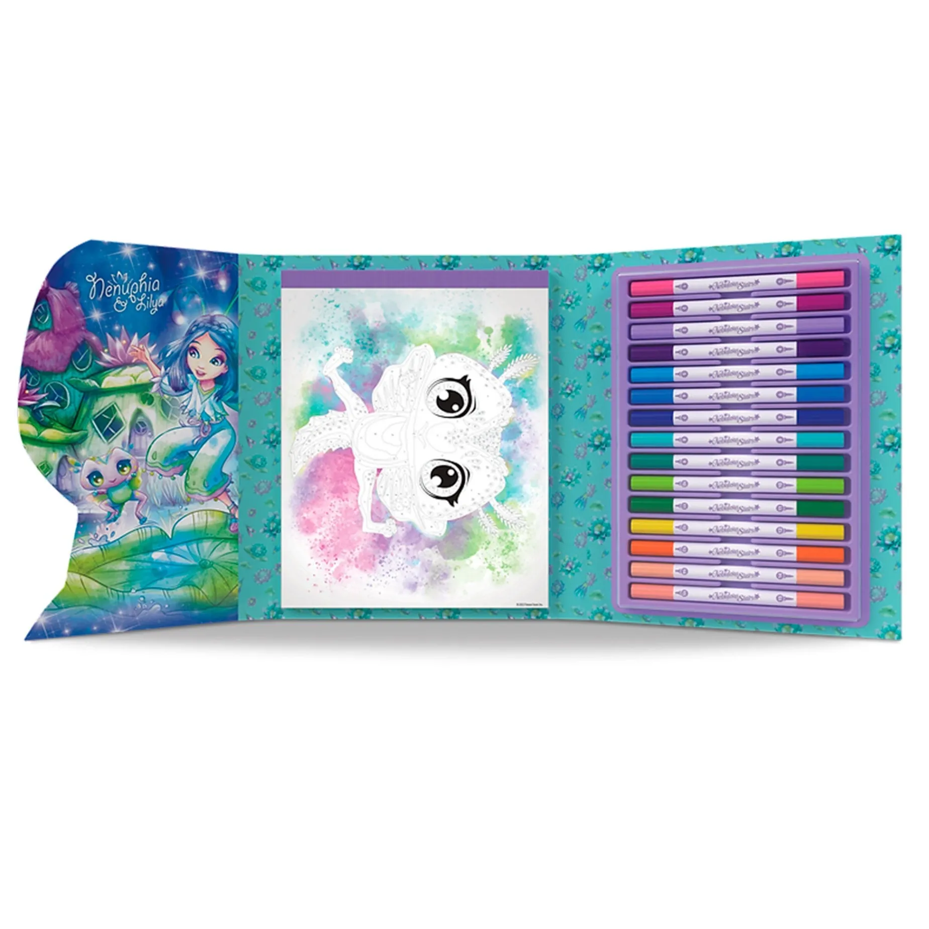 Color By Number Book Set Nebulous Stars - Nenuphia & Lilya