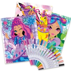 Color By Number Nebulous Stars - Mystery