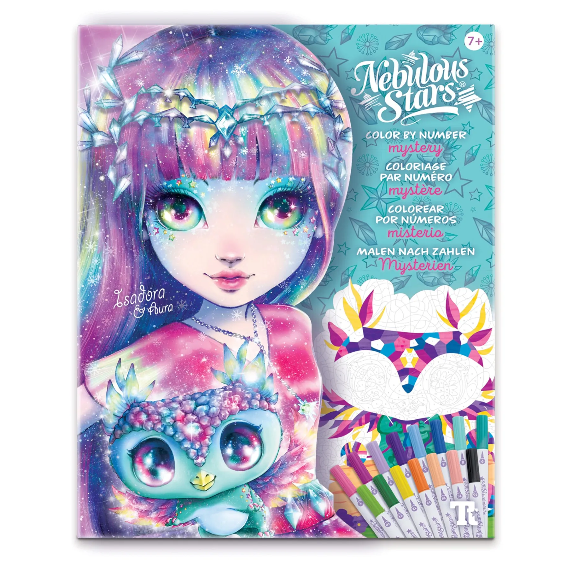 Color By Number Nebulous Stars - Mystery