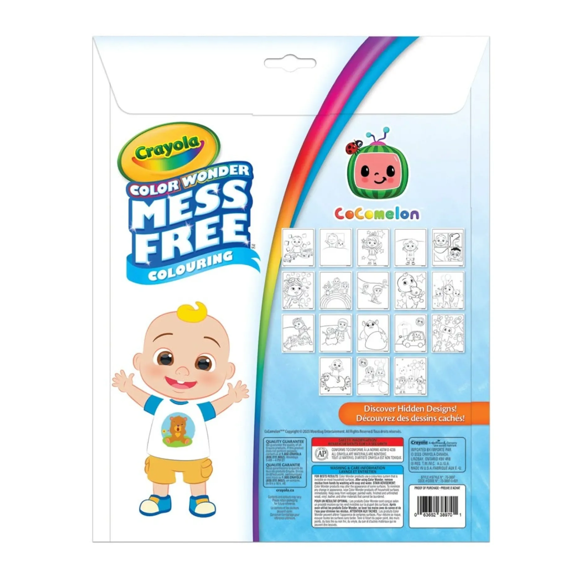 Color Wonder Mess-Free Colouring Pages & Markers - Cocomelon