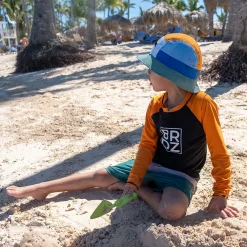 Colorblock Uv Swim Shorts 2-10