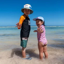 Colorblock Uv Swim Shorts 2-10