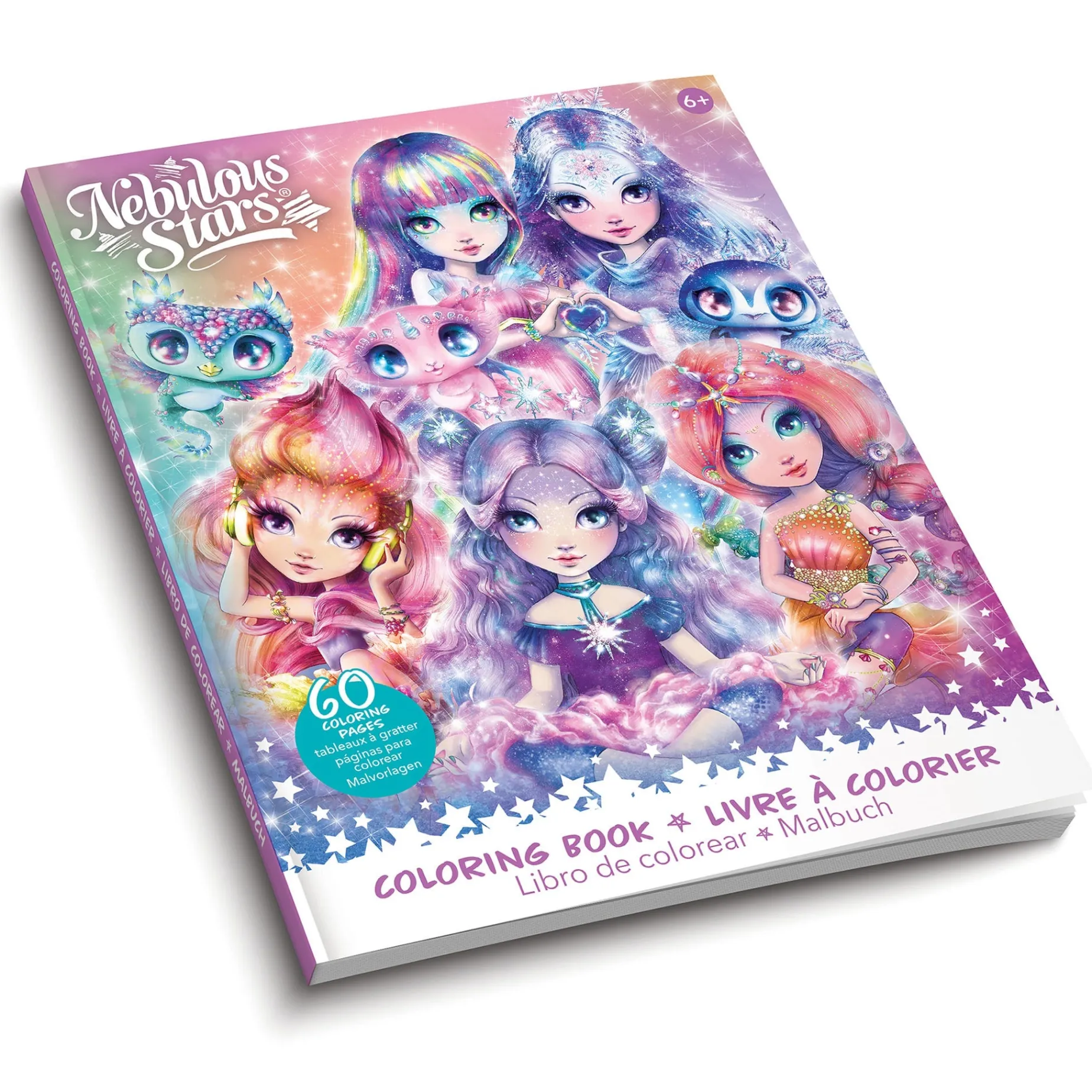 Coloring Book Nebulous Stars