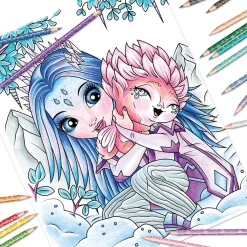 Coloring Book Nebulous Stars