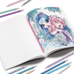 Coloring Book Nebulous Stars