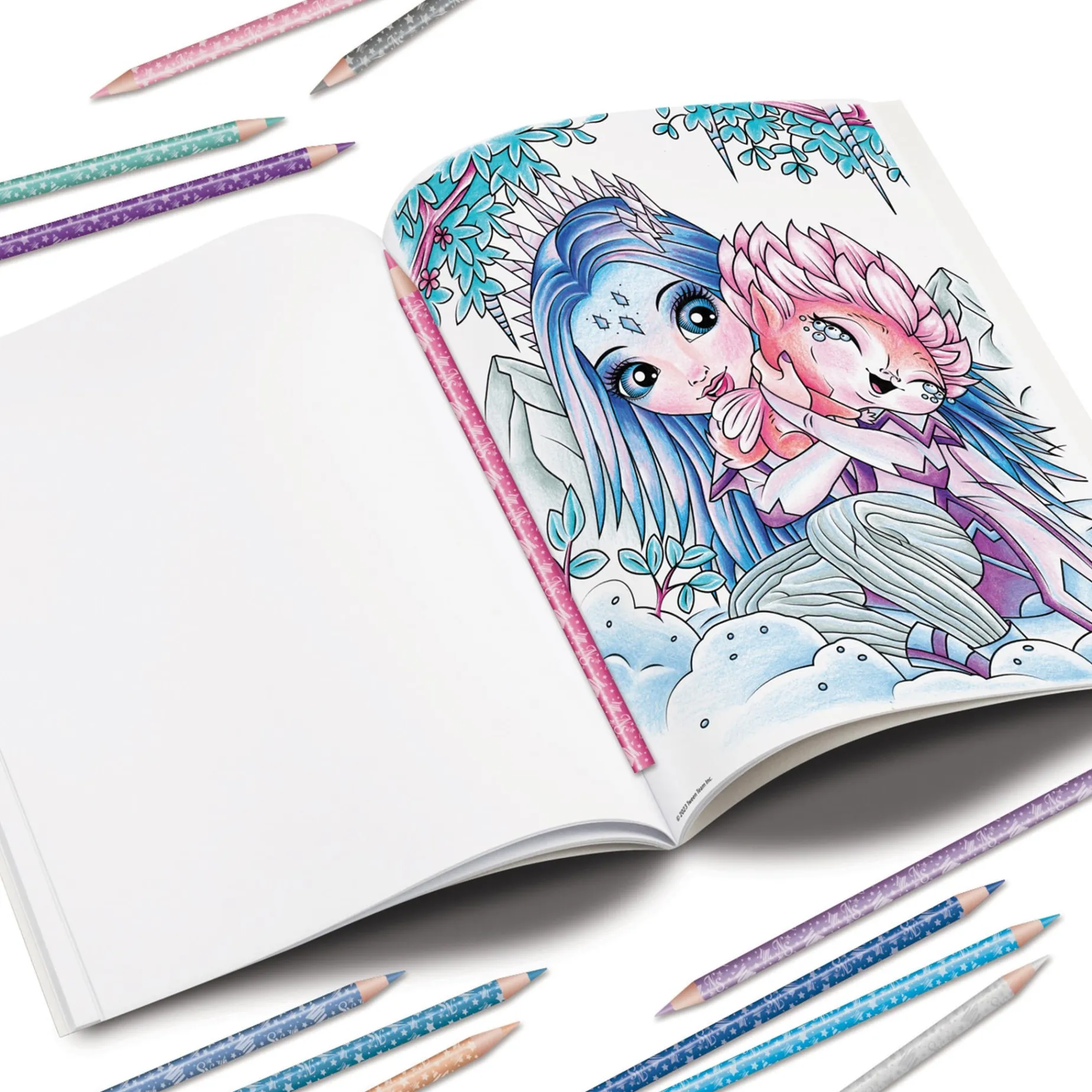 Coloring Book Nebulous Stars