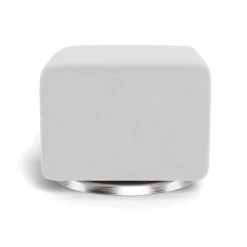 Como Ottoman - Ash / Steel