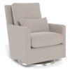 Como Rocking and Swivel Armchair - Sand / Steel