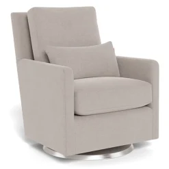 Como Rocking and Swivel Armchair - Sand / Steel