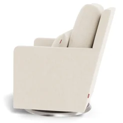Como Rocking and Swivel Armchair - Dune / Steel