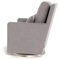 Como Rocking and Swivel Armchair - Pepper Grey / Gold