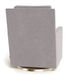 Como Rocking and Swivel Armchair - Pepper Grey / Gold