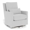 Como Rocking and Swivel Armchair - Ash / Steel