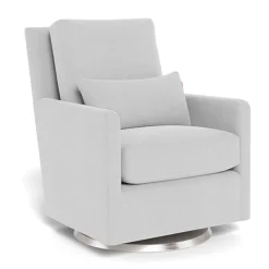 Como Rocking and Swivel Armchair - Ash / Steel