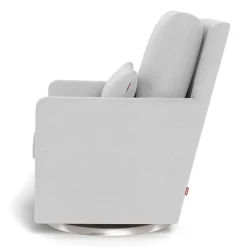 Como Rocking and Swivel Armchair - Ash / Steel