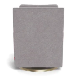 Como Rocking and Swivel Armchair - Pebble Grey / Gold