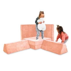 Complete Modular Sofa - Peach Party