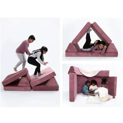 Complete Modular Sofa - Rose Blush