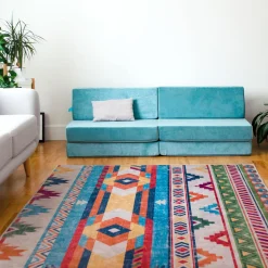 Complete Modular Sofa - Sea Berry