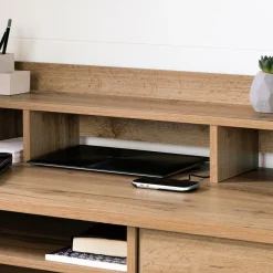 Computer Desk with Hutch - Versa Nordik Oak