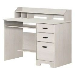 Computer Desk with Hutch - Versa Winter Oak