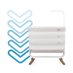 Cora Ajustable Bassinet - Coastal Coffe