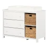 Cotton Candy Changing Table - Pure White