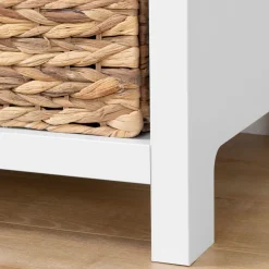 Cotton Candy 3-Drawer Dresser with Baskets - Pure White