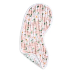 Cotton Muslin Burpy Bib - Butterfly Garden
