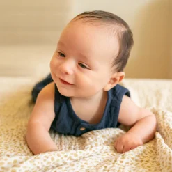 Cotton Muslin Dream Blanket - Giraffe Safari