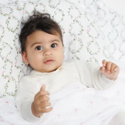 Cotton Muslin Swaddle (2) - Bows