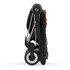 Coya Stroller - Chrome Frame with Sepia Black Seat