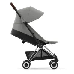 Coya Stroller - Chrome Frame with Mirage Grey Seat