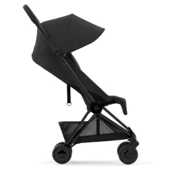 Coya Stroller - Matte Black Frame with Sepia Black Seat