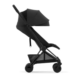 Coya Stroller - Matte Black Frame with Sepia Black Seat