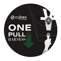 Coya Stroller - Matte Black Frame with Leaf Green Seat