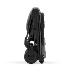 Coya Stroller - Matte Black Frame with Mirage Grey Seat